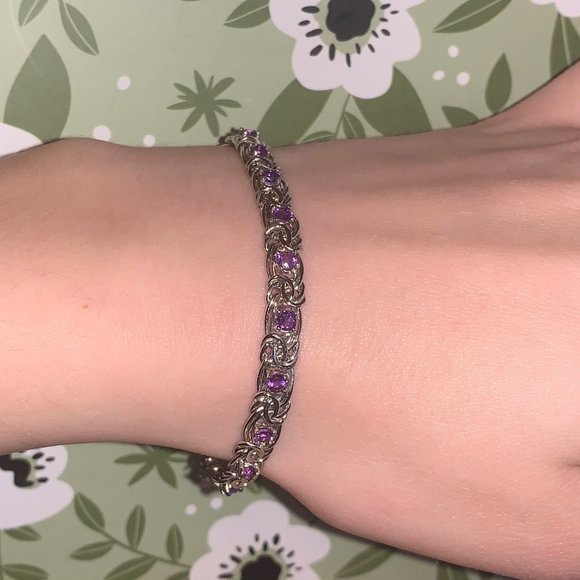 Ross Simons Jewelry - Ross Simons Amethyst Byzantine Braceelet